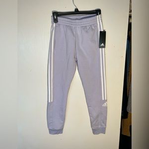 Addis's purple sweat pants